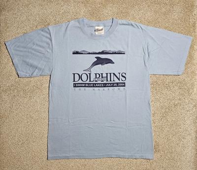 Vintage Y2k Ukiah Dolphins Schwimmteam T-Shirt Herren S Grunge Punk Ironisch Sport 04