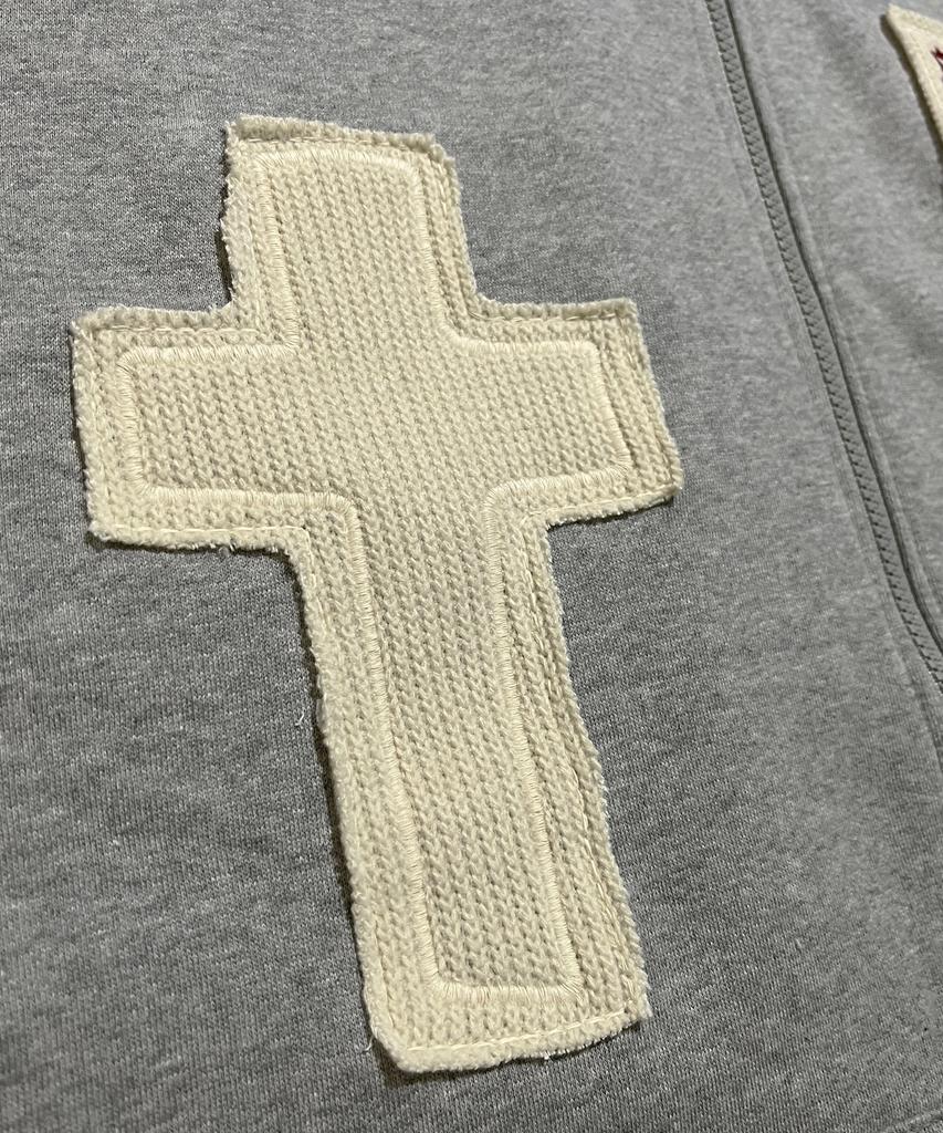Sk8Er Rock Neo Sweat Hood Zip-Up Vest ((Melange Gray))
