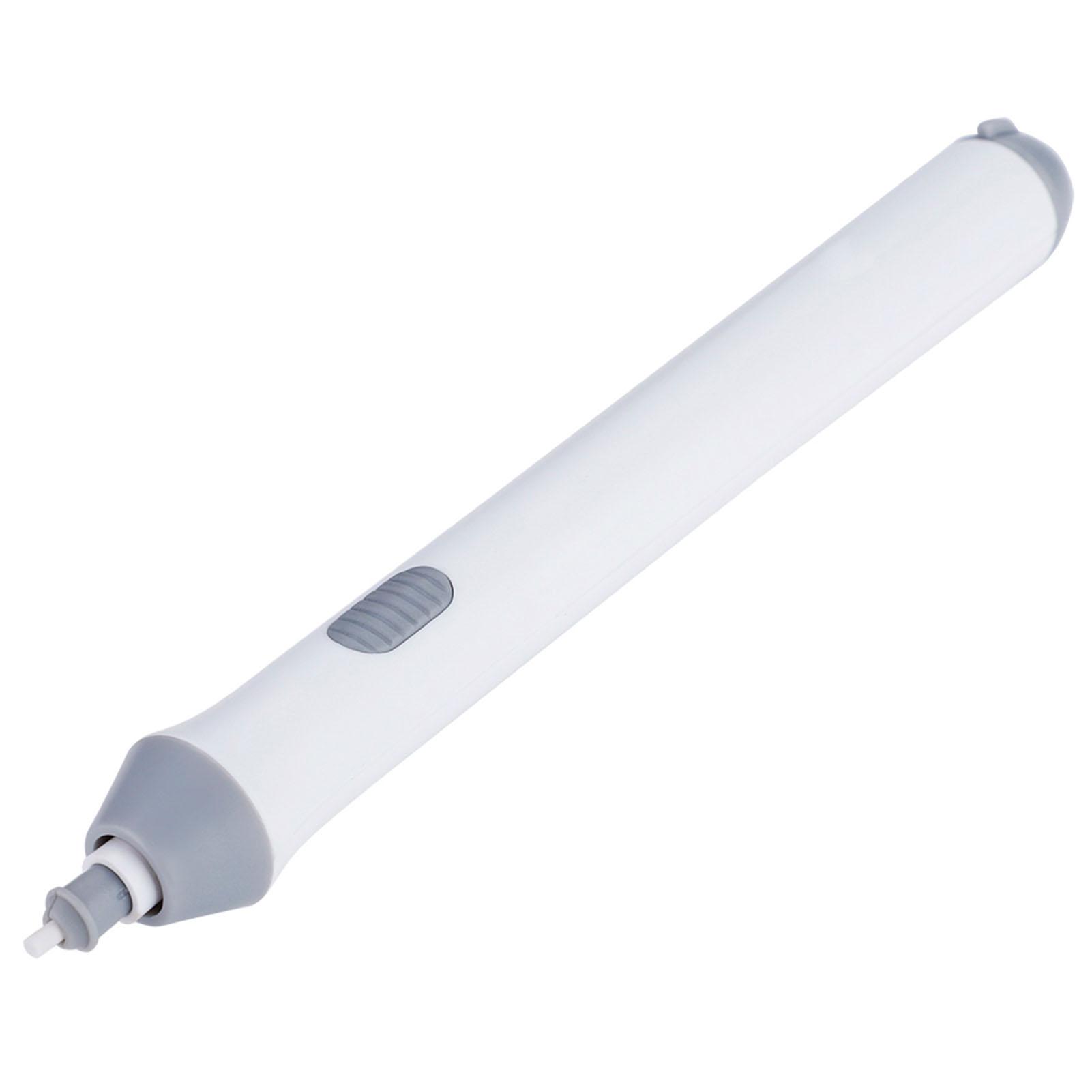 

Tenwin Electric Battery Operated Automatic Pencil Eraser with 22 Eraser Refills (White) белый