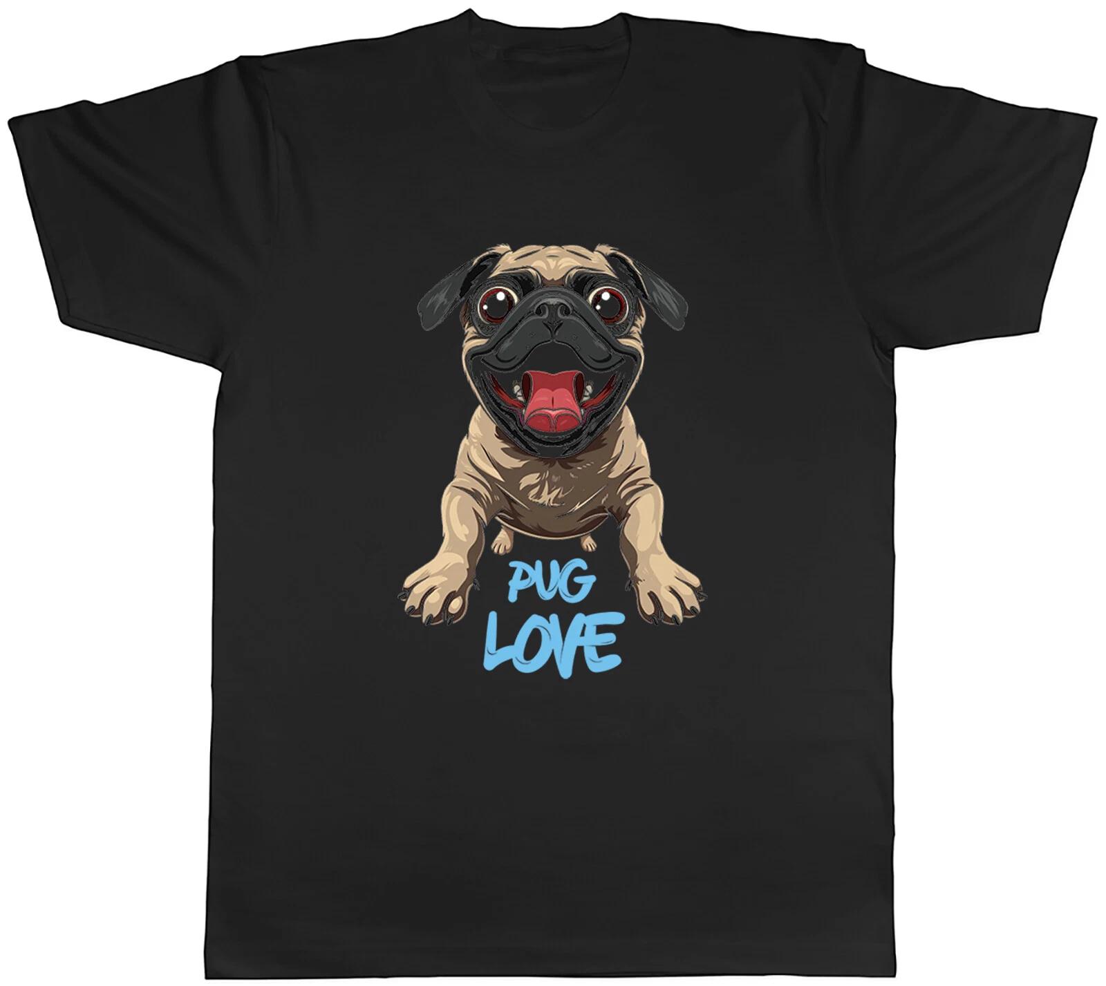 Pug Love Mens T-Shirt Dog Puppy Lover Tee Gift XXXXL