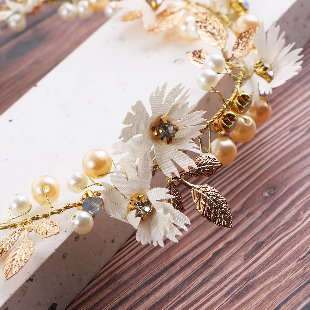 Wedding Daisy Flower Bridal Tiaras Hairband Garlands Headband