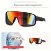 6 Pairs of Men's and Women's Fashionable Sports Glasses - Lightweight PC Frame, UV Resistant, Durable, Anti Glare, High