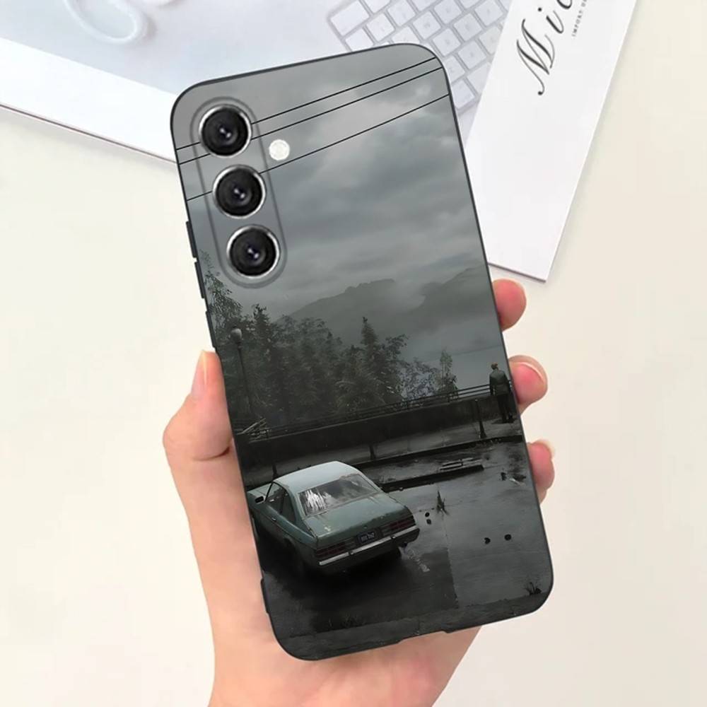 Horror Games Silent Hill Phone Case Phone Case For Samsung S25,S24,S21,S22,S23,S30,Ultra,S20,Plus,Fe,Lite,Note,10,5G Black Cover