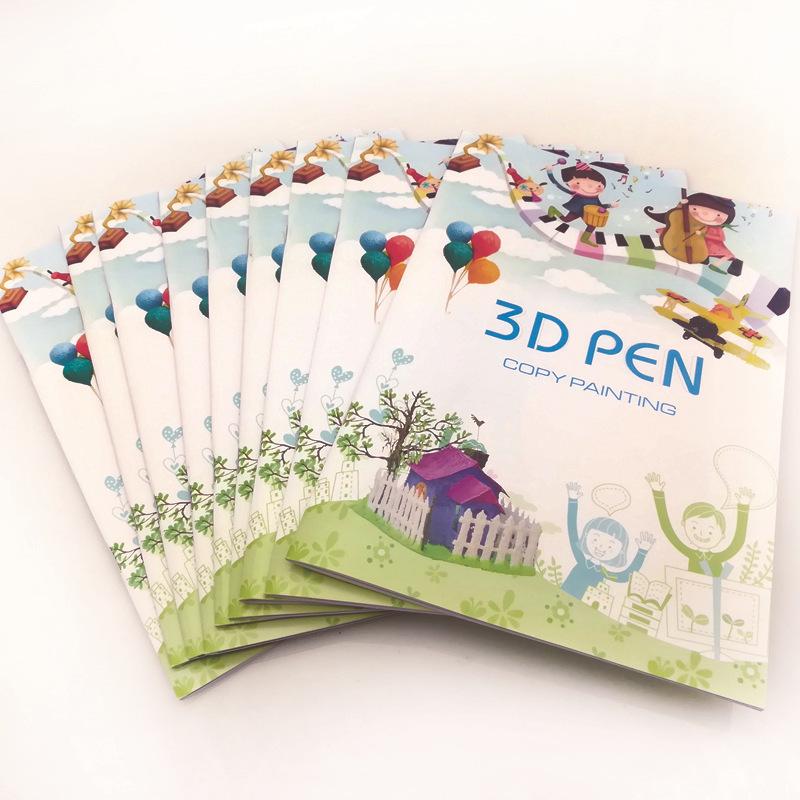 3D Printing Pen Creative Doodle Kit: Includes 13 Paper Molds & 40 Template Sheets for Drawing
