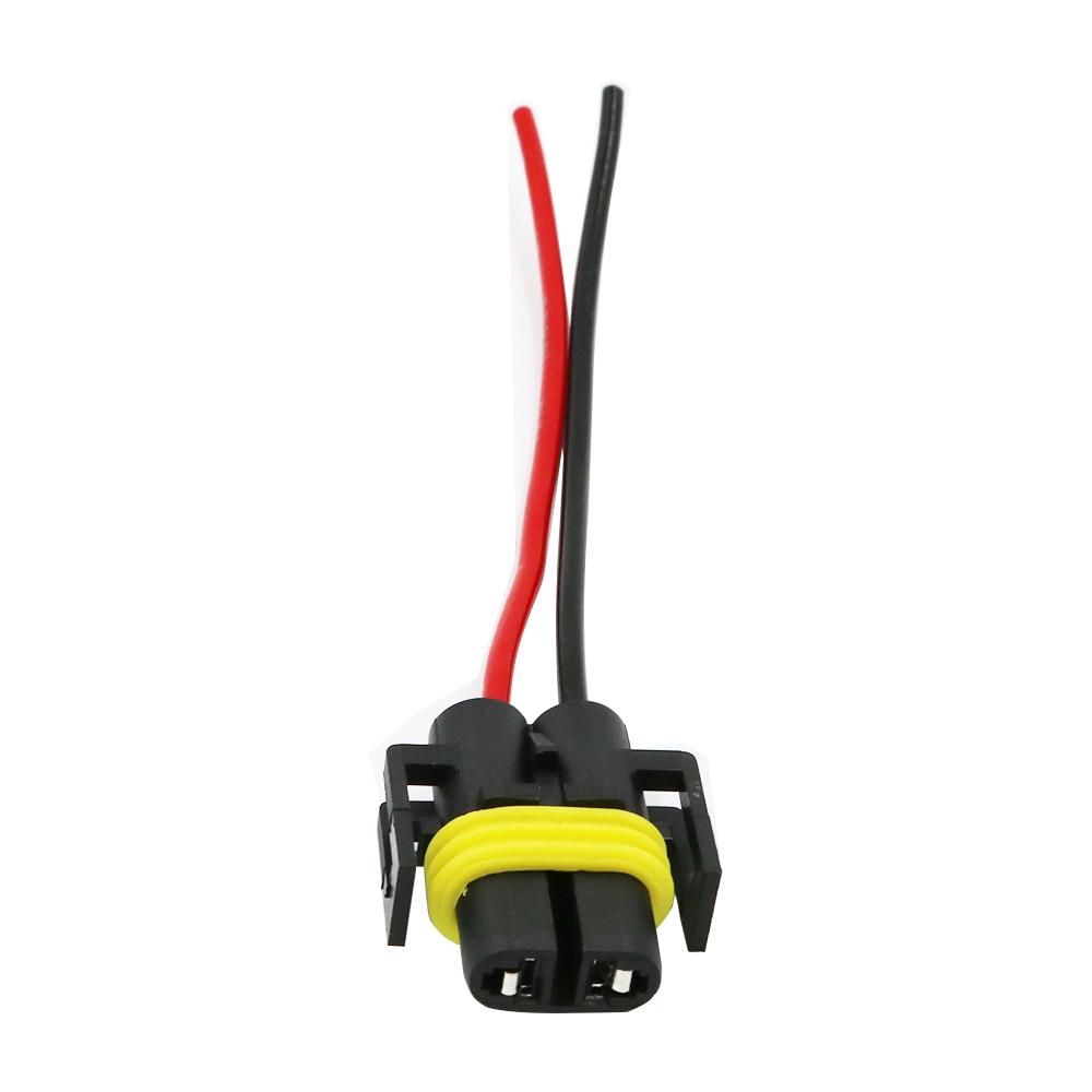 1Pcs H4 H7 H11 H13 H16 5202 Female Adapter Sockets pigtail Wiring Harness Connector Holder Plug For Headlight Fog Light Retrofit