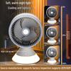 2026 Oscillating Air Circulator Fan with Night Light for Home and Office