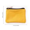 Bolsa de Algodón Liso de Lona DIY Pura con Cremallera Monedero para Monedas Llaves Bolsillo para Dinero Mujer Hombre de Mano Monedero Billetera Pequeña Niño