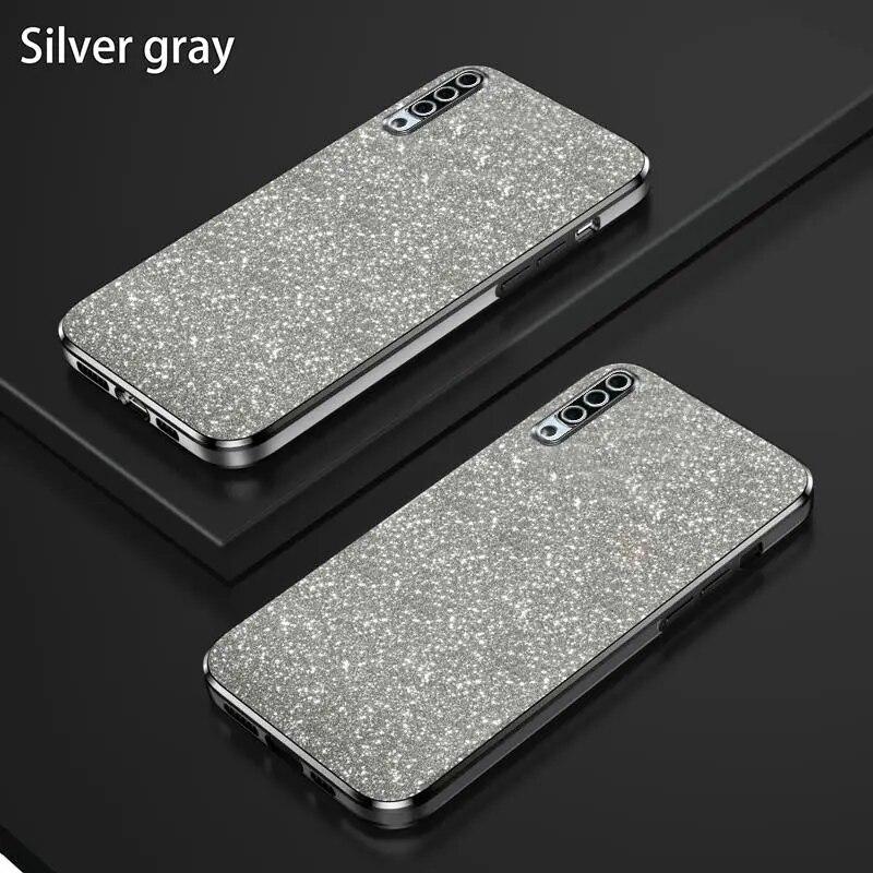 A 50 70 30 20 Luxus Gradient Glitter Plating Fall für Samsung Galaxy A50 A70 A30 A20s A7 2018 A11 Silikon zurück Abdeckung A50s A30s