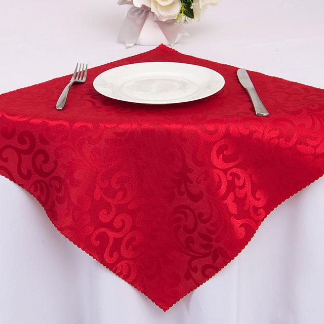 Factory Price Reusable Napkins Table Cloth Polyester Serving Napkin Dish Mat Cutlery Hotel Dinner Home Wedding Decoration