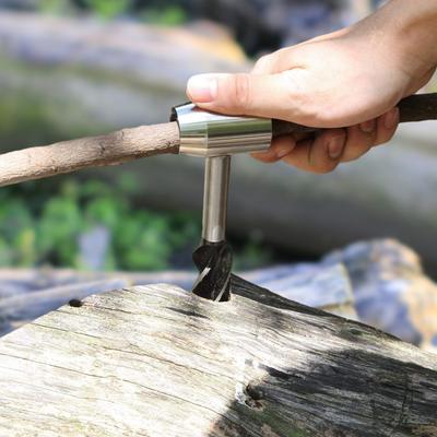 Handbohrmaschine für die Holzbearbeitung, Erdbohrer, Outdoor-Überleben, Mehrzweckwerkzeuge, Bohrer, Handschraubenbohrer, manuelle Erdbohrer, Handwerkzeuge