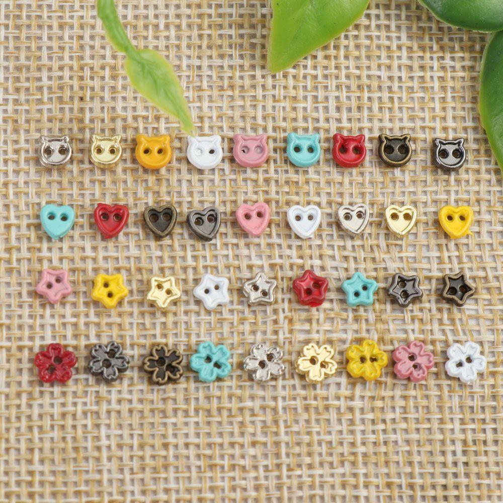 Style DIY Sewing Material Doll Clothes Buckles Metal Buckle Dolls Clothing Accessories Mini Buttons