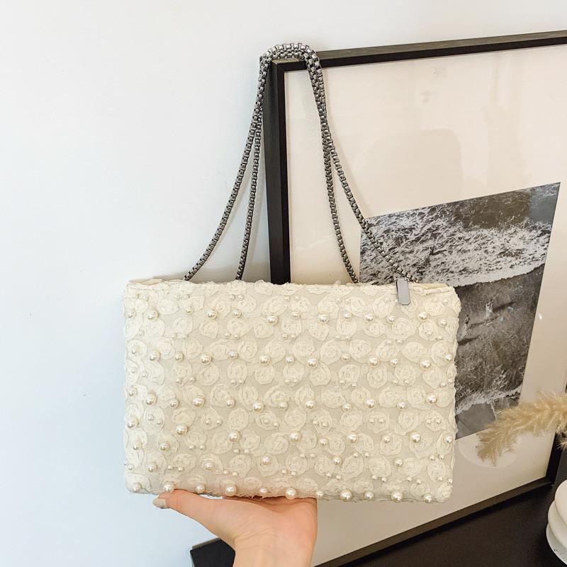Europäische Vintage-Bestickte Clutch-Tasche mit Pailletten für Sommer-Abendveranstaltungen