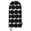 Marimekko Rasymatto Oven Mitten (Dark Blue X Linen) 073647 890 Dotted Circle Cotton Linen Pot Holder Mitten Single Hand Kitchenware Scandinavian