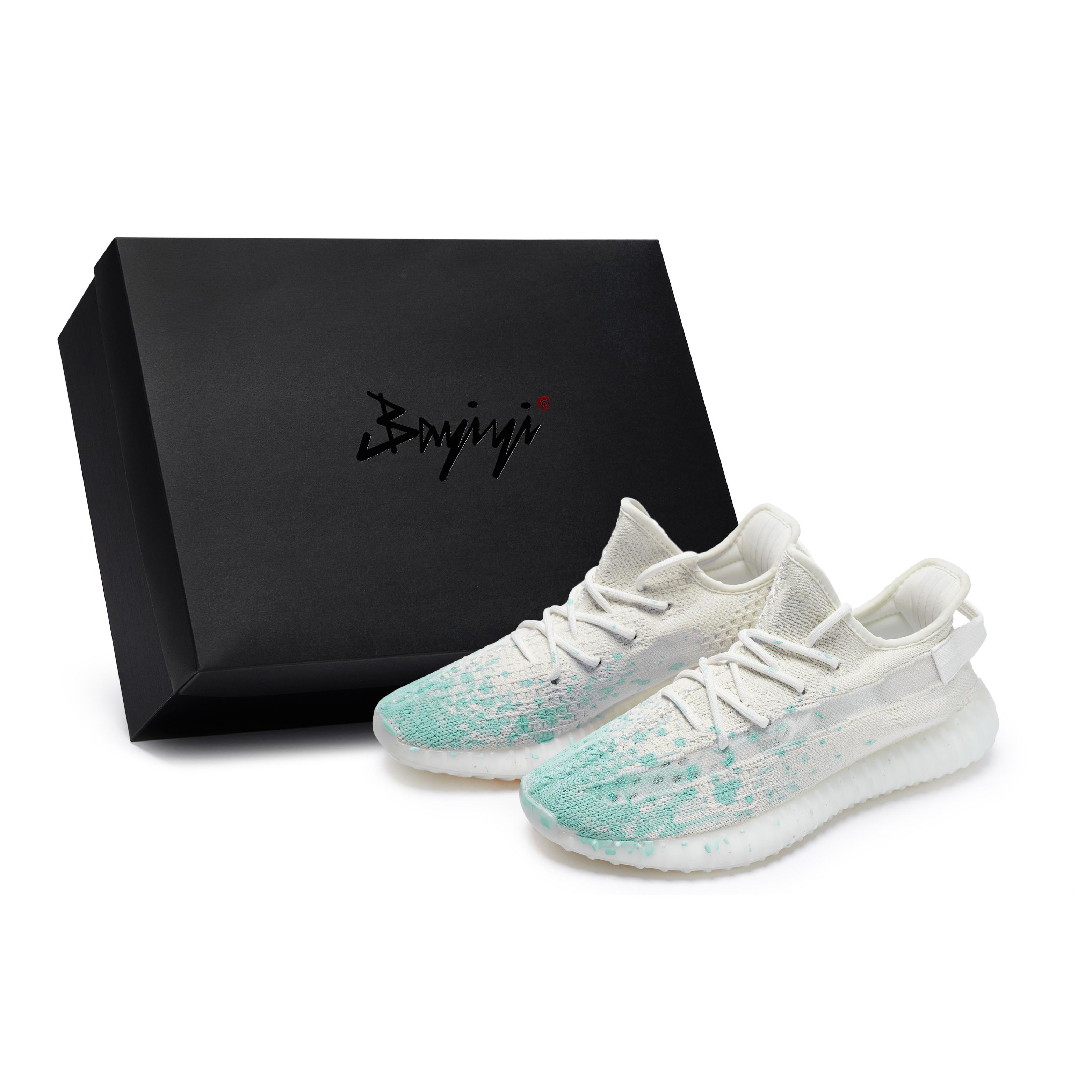 

Adidas Originals Yeezy Boost 350 V2 Casual Shoes Unisex Low top Cyan HQ6316(Team80-S-BOX) 44⅔
