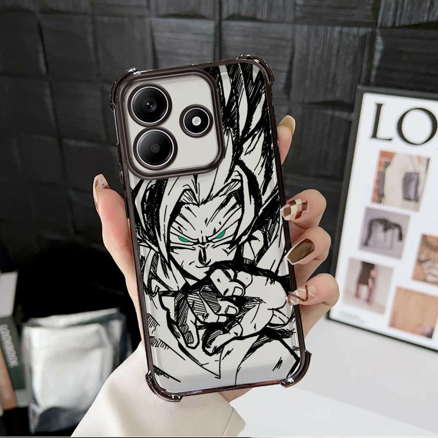Dragon Ball Goku Vegeta Case for Xiaomi Redmi K80 Pro A3X A3 13C 14C K80 5G A5 Soft Phone Cover