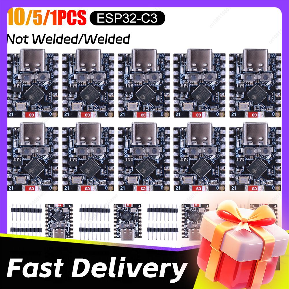 1-10PCS ESP32 C3 SuperMini Development Board ESP32-C3 WiFi Bluetooth Module Ultra-Low Power Consumption For Arduino