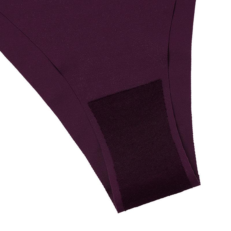 Sports European and American Seamless Underwear Women's Mid-waist Letter-printed Briefs Pure Cotton Crotch Breathable Hip-lifting Fitness Women's 