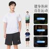 Unisex Ice Silk Quick-Dry Sport T-Shirt Shorts Set Basketball Running Gym Fitness Wear