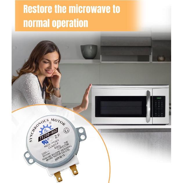 2025 New 5304509440 TYJ50-8A2 Microwave Turntable Motor Assembly Fits for Frigidaire Microwave LFMV1645TF,Replaces