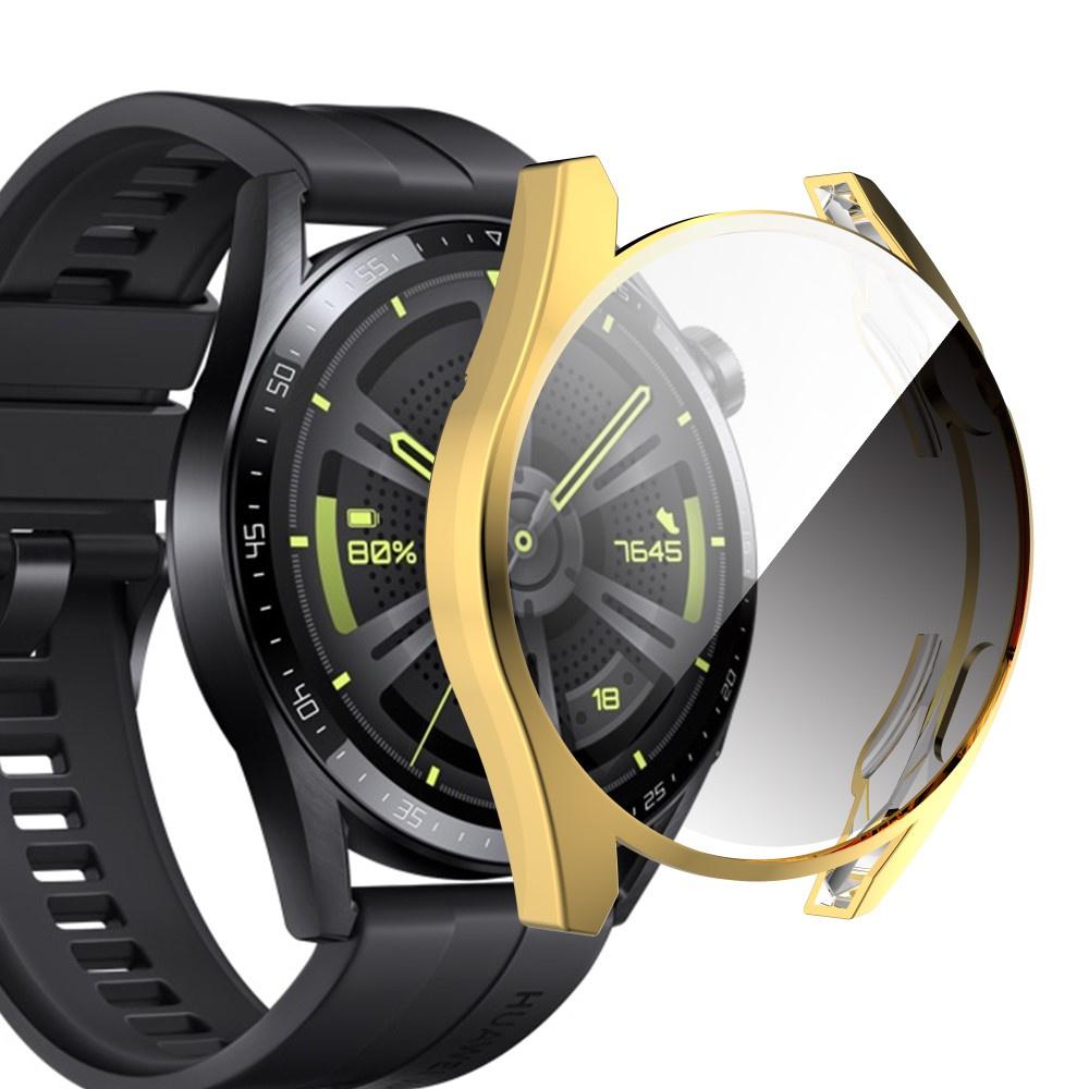 2in1 Case with Screen Protector for Huawei Watch GT 3 42mm, Gold