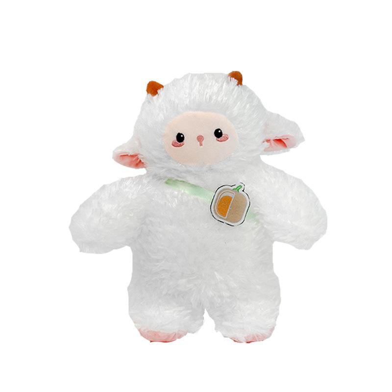 8-inch Doll Doll New Backpack Pumpkin Plush Toy Children Sleeping with Pillow Doll