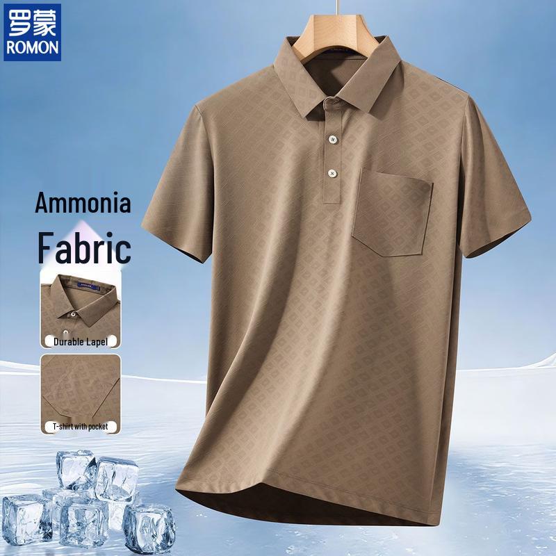 

ROMON Men s Business Polo Shirt 48