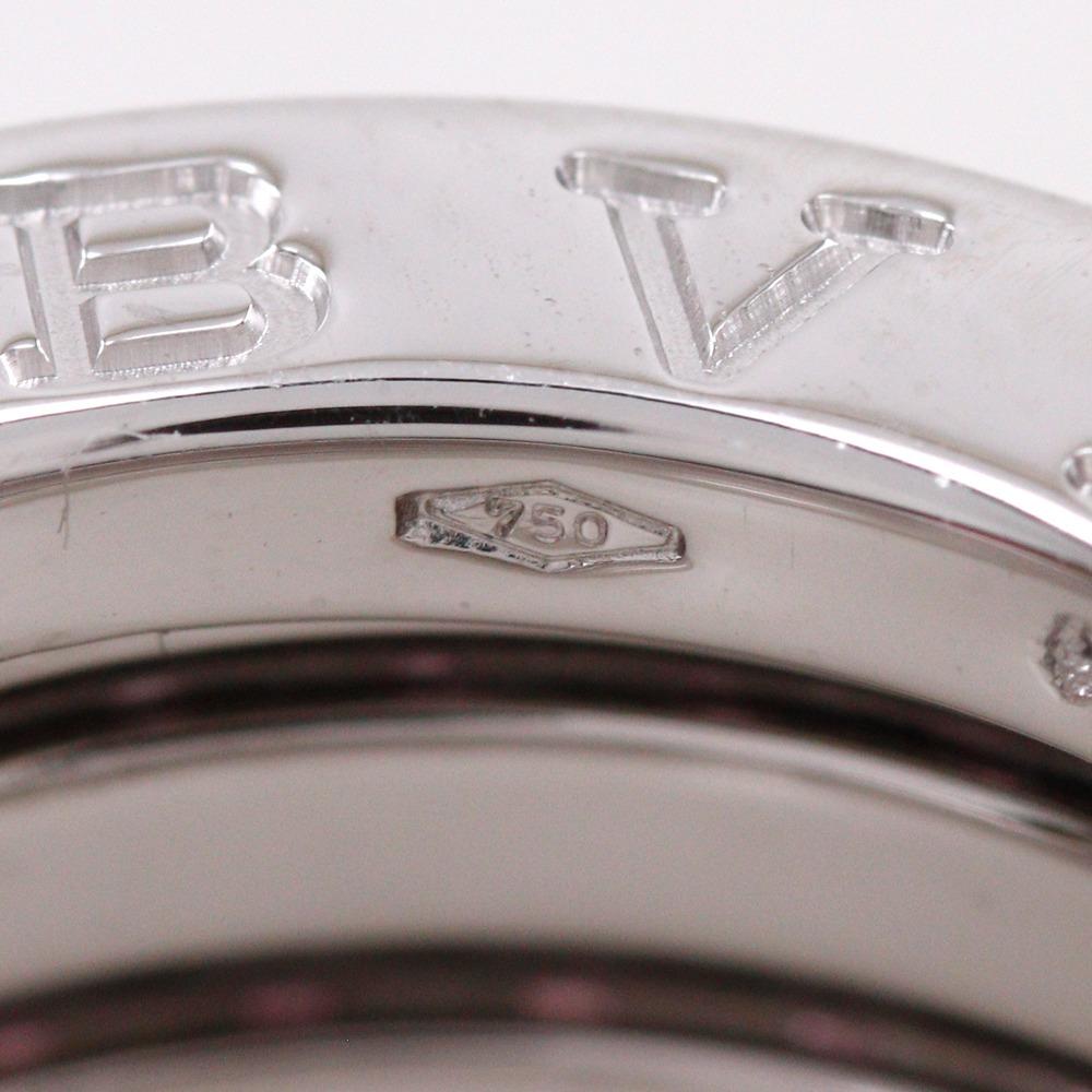 BVLGARI B-Zero1 Ring Be zero one 4 bands pink K18 white gold/garnet #3.9(US Size) 12.6g Women Used