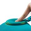Inflatable U-Shaped Velvet Neck Pillow - Travel Essential, Foldable & Portable