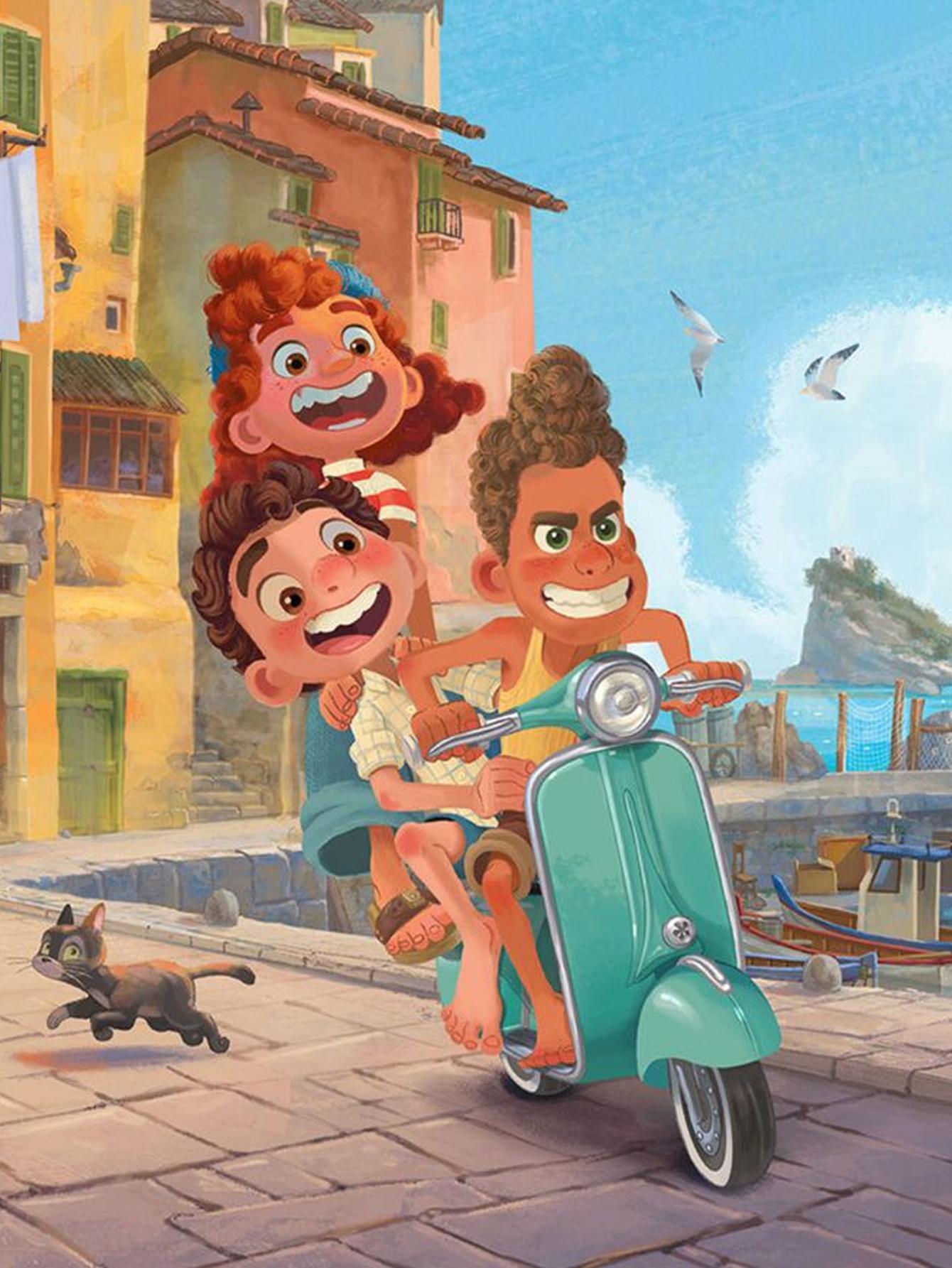 

DIY Diamond Painting A Little Boy on A Motorcycle Cross Stitch Kit Mosaic Art Diamond Painting Full Circle Diamond Home Decoration Round 20x30cm