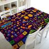 Day of The Dead Rectangle Table Cloth for Table Decor Kitchen Dining Waterproof Reusable Tablecloth for Tables Indoor Outdoor