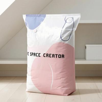 Bolsa de Compresión al Vacío, Bolsas de Almacenamiento al Vacío sin Bomba para Ahorrar Espacio, Organizador Impermeable Reutilizable para Ropa Ropa de Cama