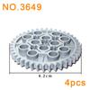 Technical Parts Brick Playset Link Chain Tank Belt Track Wheels Truck Car Gear MOC Brick Toys  Playsets 3711 3873 88323 57520 57519 42529