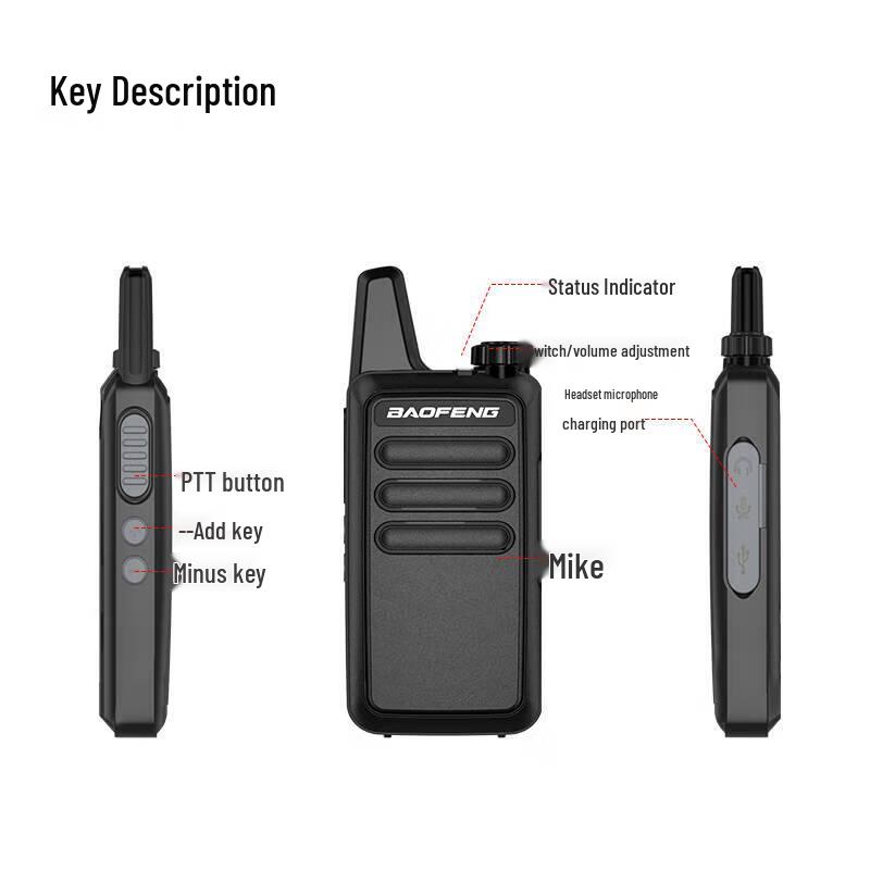 BAOFENG BF-888S Plus Two-Pack Walkie Talkie (CN version)