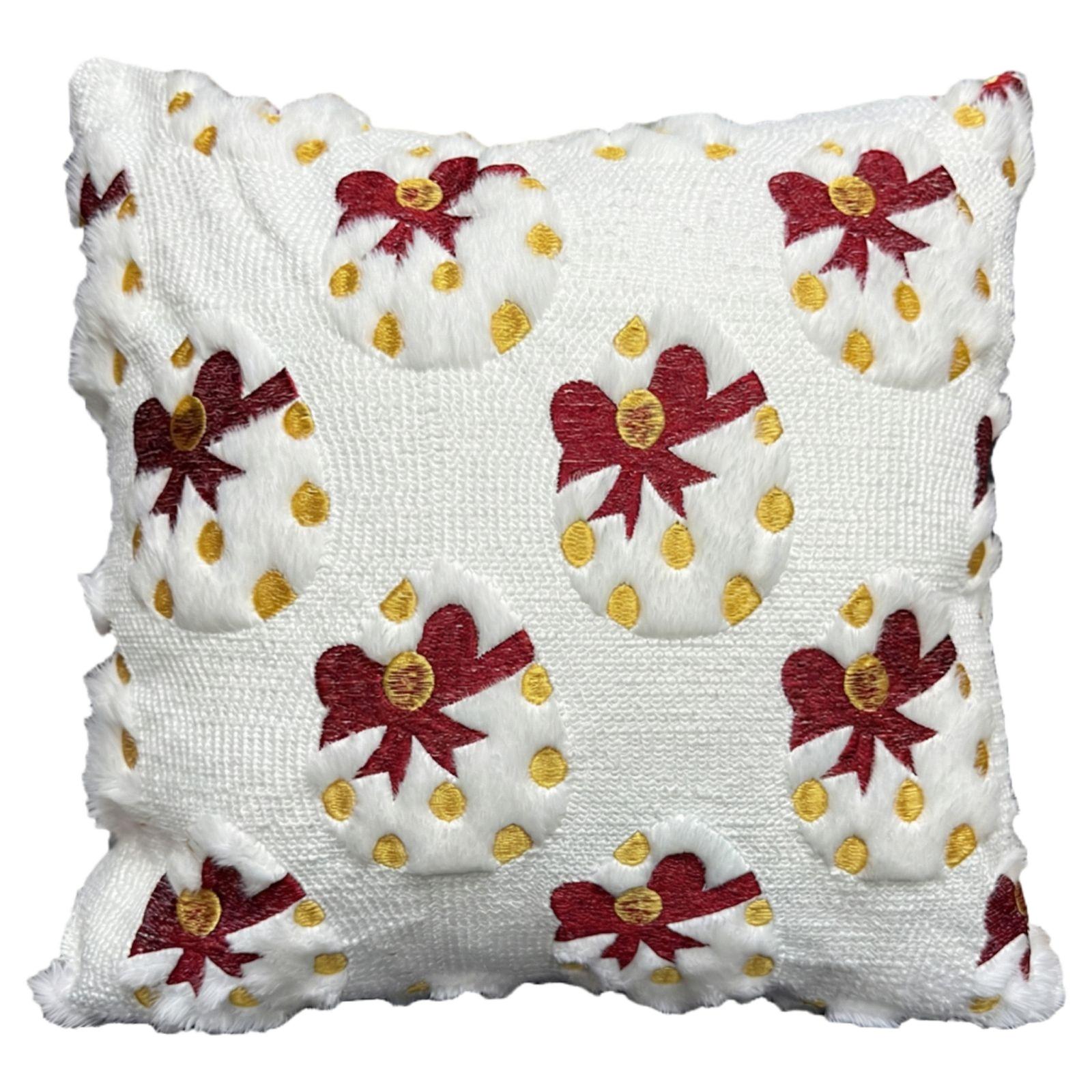 

Наволочка на Пасху Вышитая 3D Пасхальное Яйцо Бант Подушка Диван Праздничное Украшение Поддержка Талии (исключая ядро) One Size