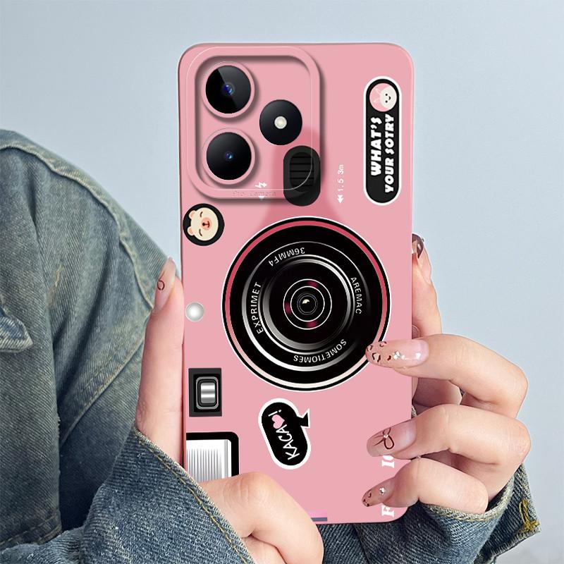 For Realme C51 RMX3830 C53 Note 50 RMX3834 Phone Case Funda Soft Silicone Sweet Painted Lovely Printed Protective Cover Coque