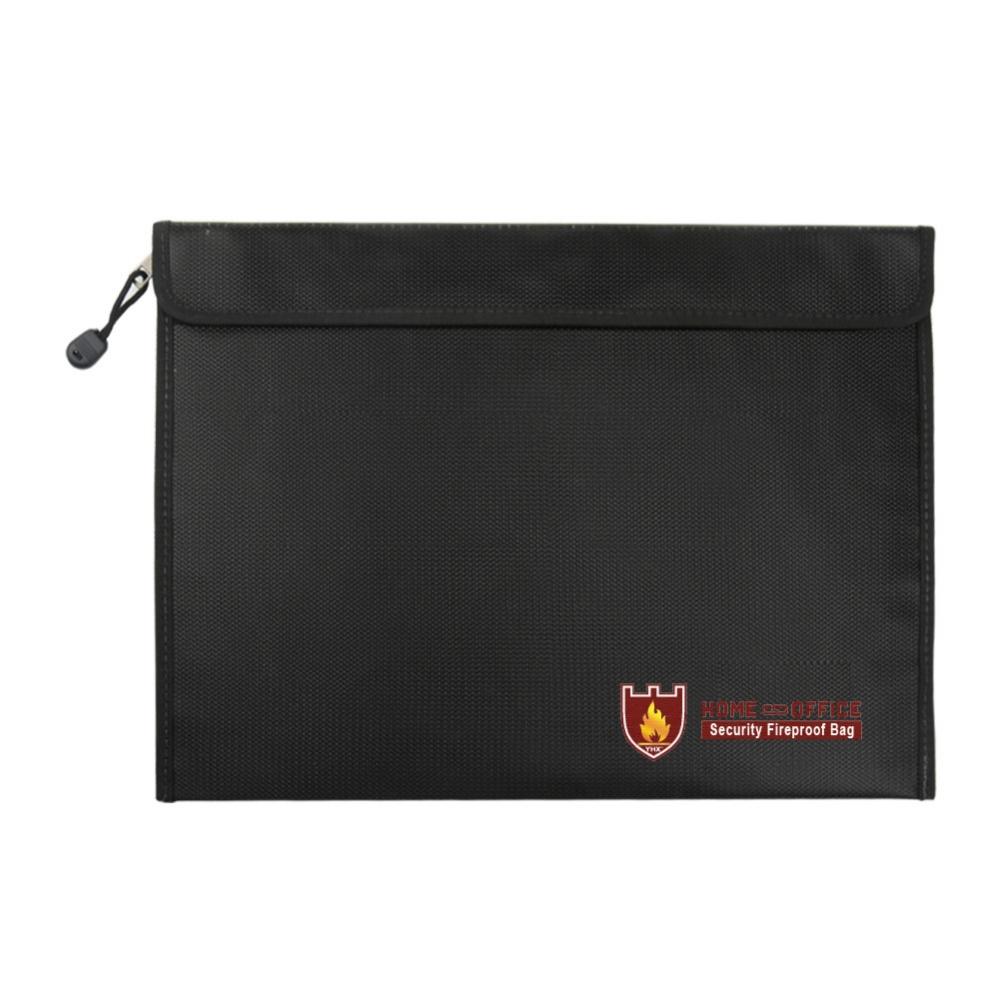 Cash Passport Holder Waterproof Document Bag Fireproof Document Organizer Fireproof Waterproof File Bag For Office Legal Travel