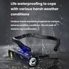 XPG LED Ear-Mounted Headlamp IPX4 Waterproof Motion Sensor Super Bright Headlight 5 Lighting Modes for Camping Mountain Climbing