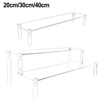 Clear Acrylic Multilayer Display Stand Rack for Jewelry and Collectible Items
