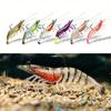 Artificial Luminous Shrimp Lure Soft Silicone Bait 1Pc 9cm 12g with Overweight Ultra-sharp Hook TPE Material Fish Accessories