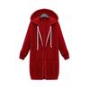 Autumn/Winter Oversized Velvet Hooded Cardigan for Women