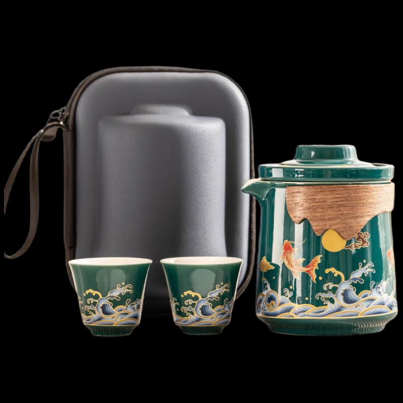 Wo Ding Portable Ceramic Tea Set