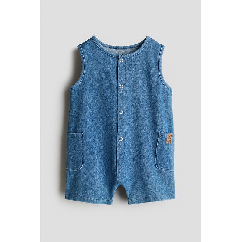 

HM Romper 2025 Summer New Arrival Fashion Children s Clothing Baby Boy s Denim-like Jumpsuit 1293793