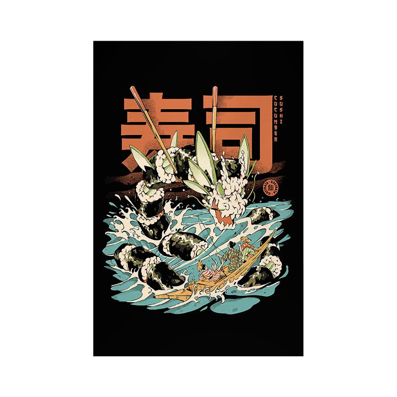 Japanese-style Short Half Curtain Ramen Kitchen Door Partition Sushi Restaurant Decor Curtain No-Drill Kitchen Window Screen