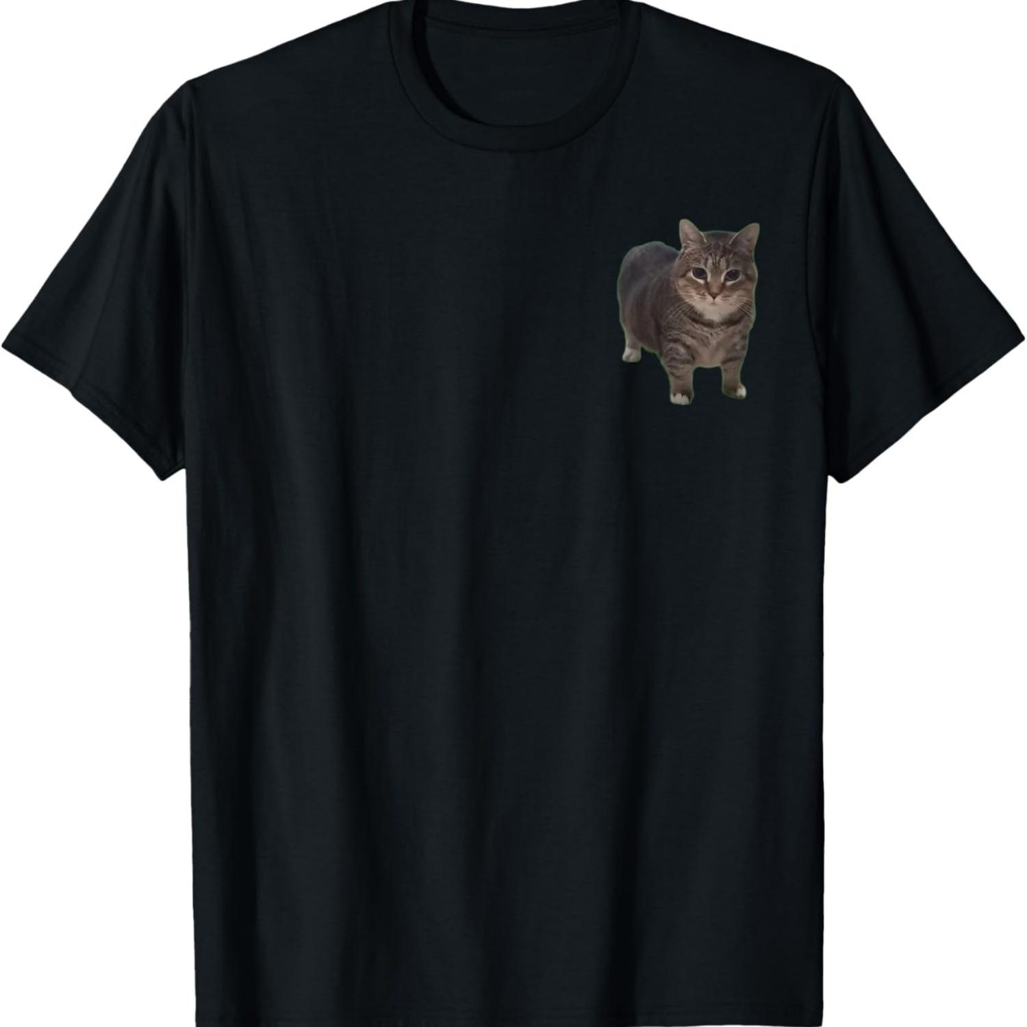 Funny Oia Oiiai Oiiiai Cat oia oiia oiia Spinning Cat Meme Men Women Kids T-Shirt S чёрный