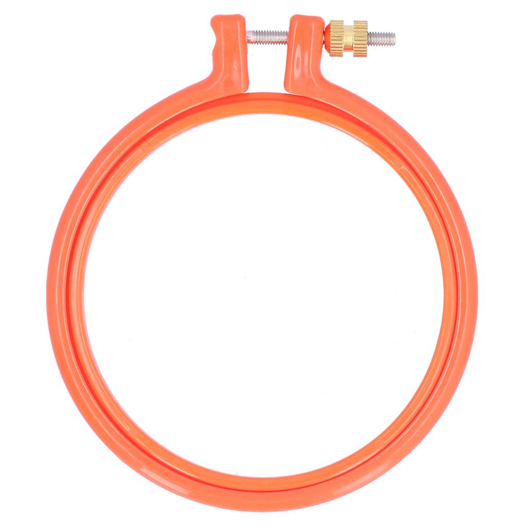 Cross Stitch Embroidery Circle Plastic Colorful Hoop Ring for DIY Art Craft Sewing4in