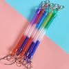19cm Three-Color Gradient Mobile Phone and Key Lanyard - Retractable Anti-Lost Wire Keychain