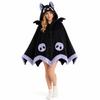 Hooded Blanket with Sleeves - Cape for Women - Cozy Oversized Wearable Wrap for Napping and Lounging in Conditioning