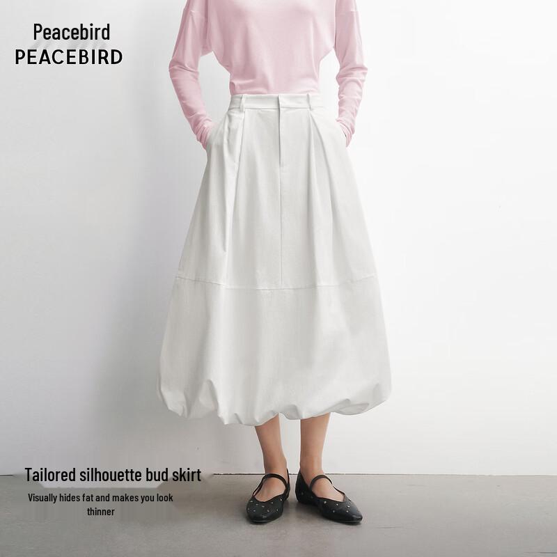 Peacebird Women s Tulip Design Mid-length Skirt M