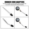 Auto-Zylinderkompressionsprüfer-Kit mit M10-M18-Adapter 0-300 PSI Manometer für Benzinmotoren Auto Motorrad Diagnosewerkzeuge