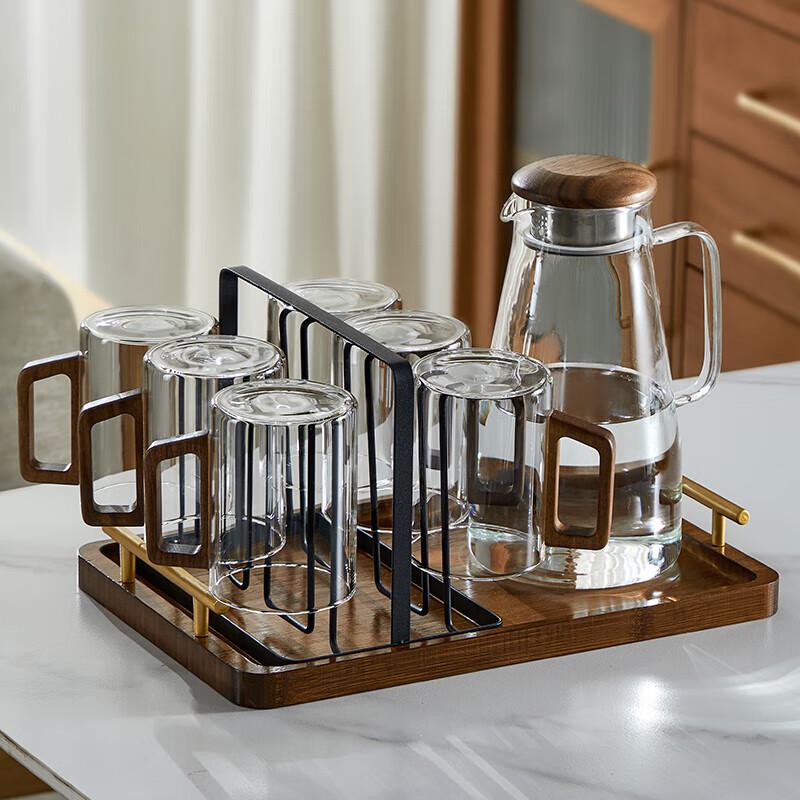 Zhuopu High Borosilicate Glass Tea & Water Cup Set